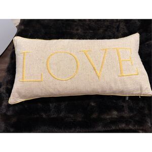 Rodeo Home Love Pillow lumbar 16x16 throw cozy